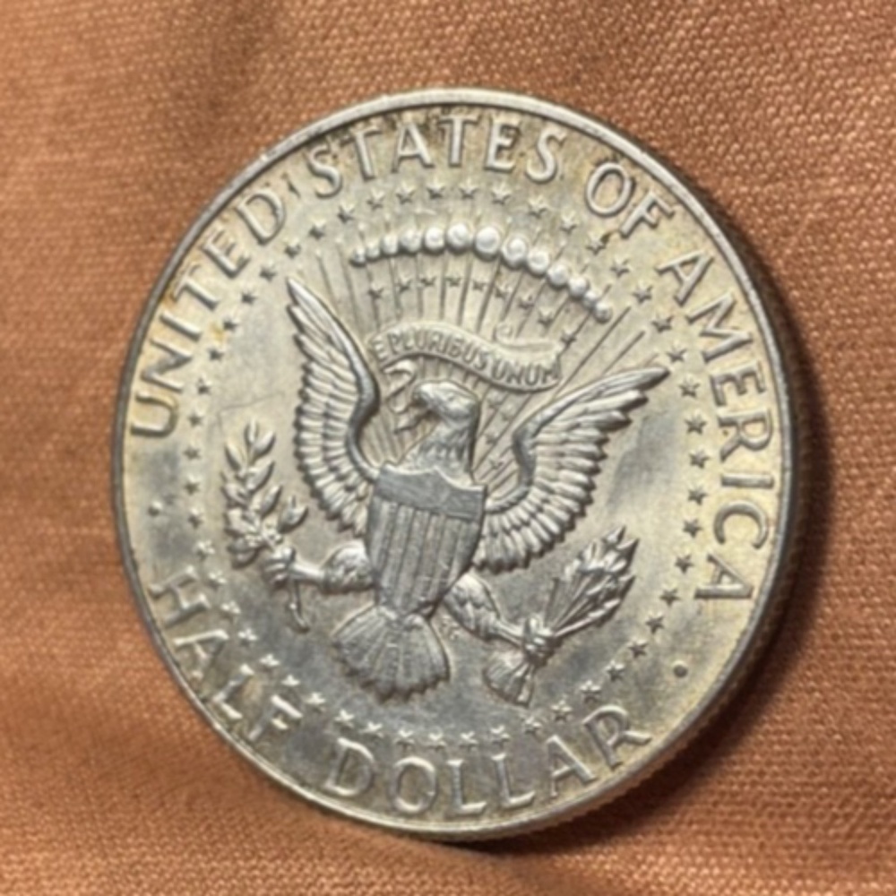1964 Kennedy Sue Silver Half Dollar, Beautifully Toned  #205791698425 - Picture 2 of 5
